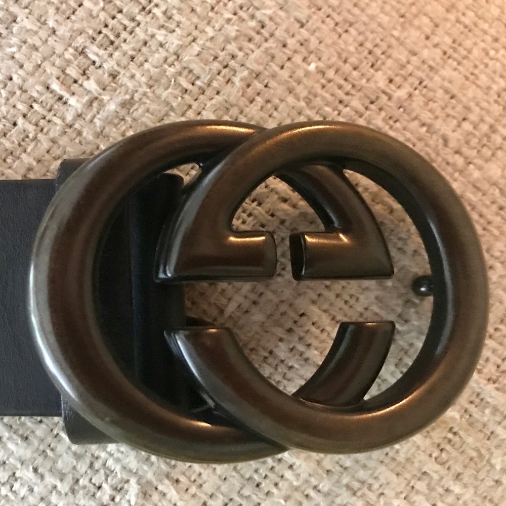 Gucci Leather Belt - Black